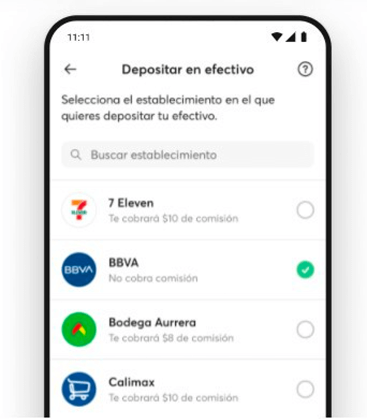 Bnext establecimientos de pago