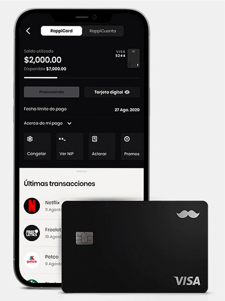 Tarjeta RappiCard