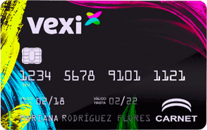 Tarjeta de crédito NaVexi Carnet